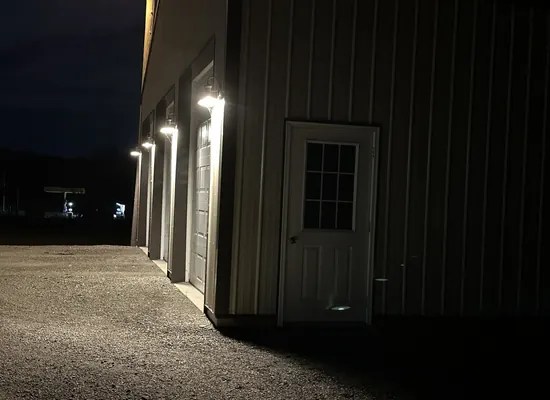 Garage exterior lights
